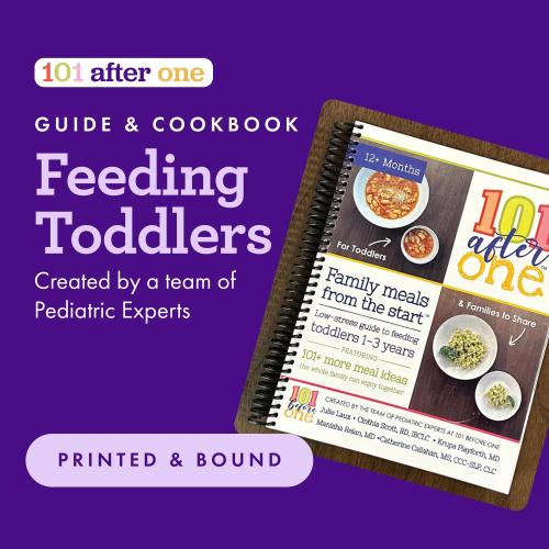 Feeding Toddlers Printed Guide & Cookbook from 101 before one