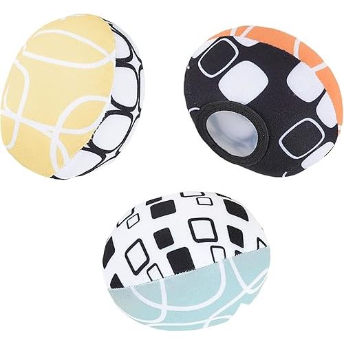 The MamaRoo Replacement Balls (for Mamaroo Swing) Offer More Interaction and Reversible Ball Options to Complement The Multi-Coloured MamaRoo Cradle in a Set of 3 Balls