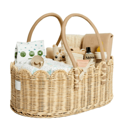Bebe Bask Poppy Diaper Caddy