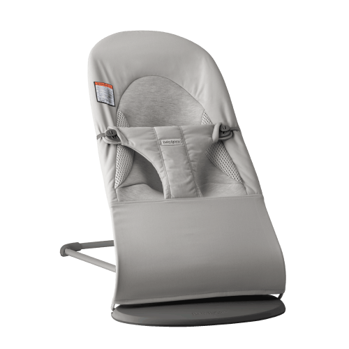 Bouncer Balance Soft: Light gray - Woven/Jersey, Tri-Fabric