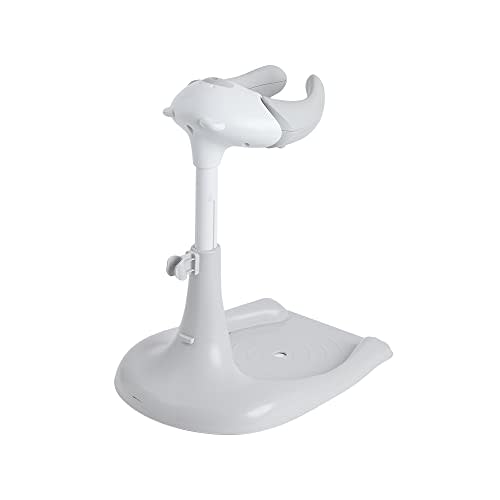 POLED Franklin HUGBEAR 2 Baby Shower Stand & Bath Seat, Adjustable Armrest, Standing Support for Bathing, Suitable for Use in Bathtubs with Non-Slip Pad, Versatile for Various Uses, Grey