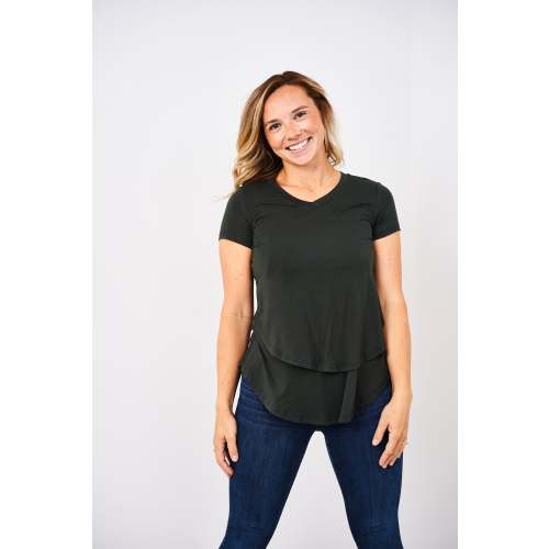 Latched Mama V-Neck Nursing Tee 2.0