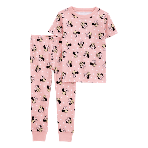 Toddler Minnie Mouse Snug Fit Cotton 2-Piece Pajamas - Pink - Carter's | Carter's