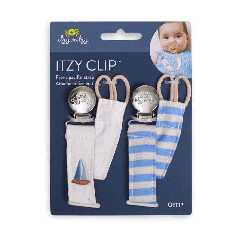 Itzy Ritzy Clip - Fabric Pacifier Strap
