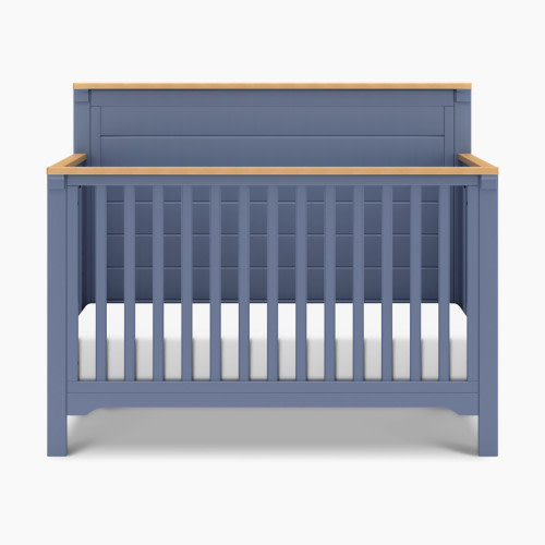 daVinci Shea 4-in-1 Convertible Crib - Cove Blue/Honey