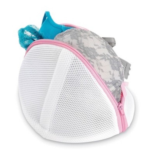 Whitmor Mesh Bra Wash Bag: Lingerie & Garment Washing Bag, Multicolored, 431.3 Volume, 9.375" x 8" x 5.75"