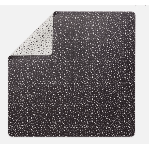 Splat Mat / Black & White Terrazzo