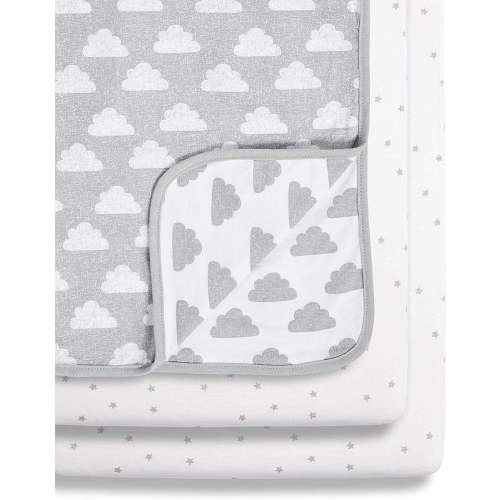 Snuz 3 Piece SnuzPod Crib Bedding Set - Cloud