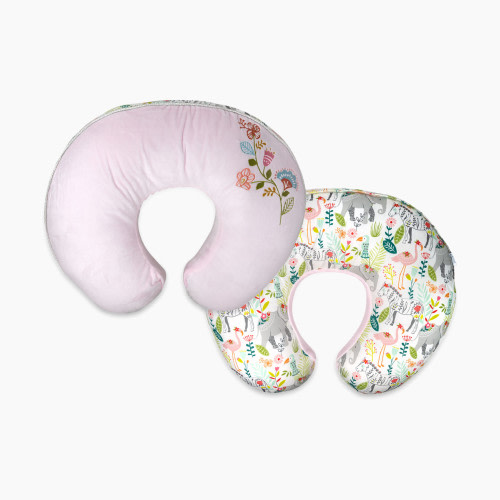 Boppy Luxe Support Nursing Pillow - Pink Safari
