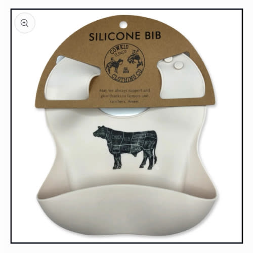 Cream Beef Cuts Bib – Cowkid Clothing Company