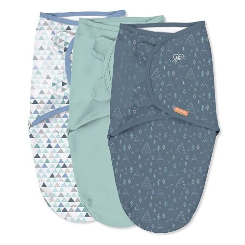 SwaddleMe by Ingenuity Original Swaddle - Size Large, 3-6 Months, 3-Pack (Mountaineer)