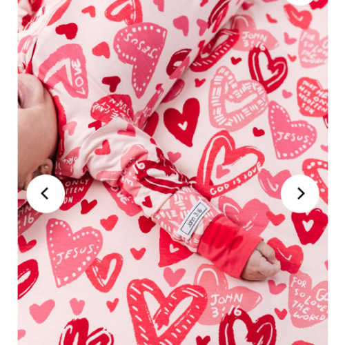 John 3:16 Pink PJ Footed Onesie Bamboo – Holy Pals