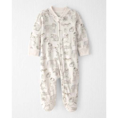 Baby Organic Cotton Sleep & Play Pajama in Pet Print - Little Planet | Carter's