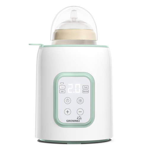 Grownsy Baby Bottle Warmer, 8-in-1 Fast Baby Milk Warmer with Timer for Breastmilk or Formula, Accurate Temperature Control, 24H Keep, Food Heater&Defrost BPA-Free Bottle Warmer for All Bottles- Green
