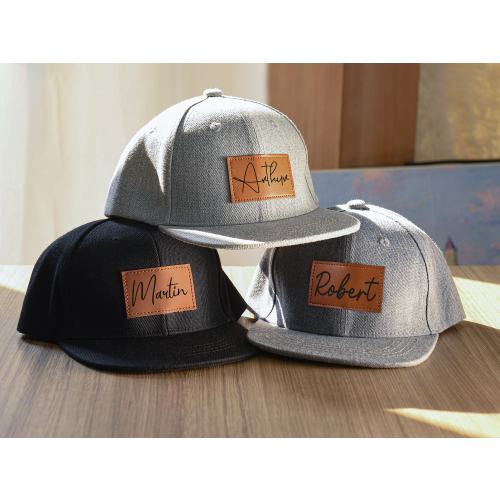 Personalized Snapback Hat,Toddler hat mesh baseball cap,Infant and Youth Hat, Leather Patch Hat,Kids Name Hat,Child Cap,Baby Gifts,dad hat