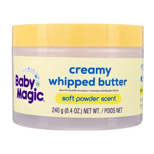 Baby Magic Creamy Whipped Butter | Helps Keep Skin Feeling Healthy and Baby Soft | Hypoallergenic | 8.4 fl oz.