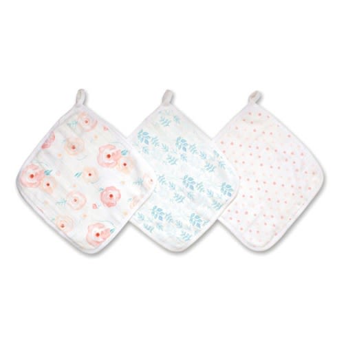 Full Bloom Washcloths 3pk | aden + anais