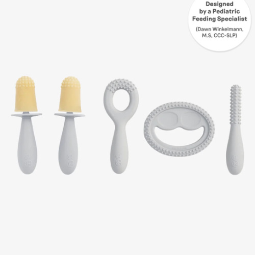 Pre-feeding Set / Oral Development Tools-Color Pewter