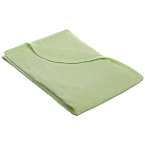 American Baby Company 30 X 40 - Soft 100% Natural Cotton Thermal/Waffle Swaddle Blanket, Celery, Soft Breathable