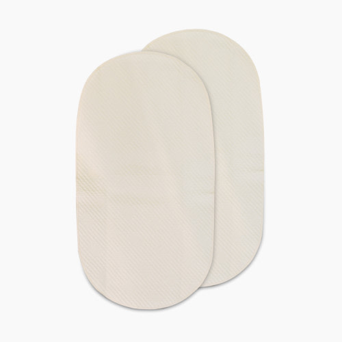 Boppy Organic Cotton Changing Pad Liners - White