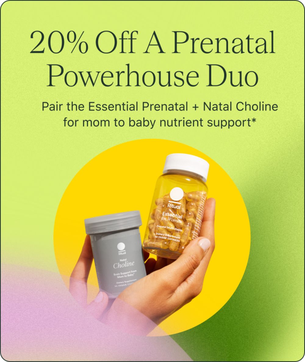 20% Off A Prenatal Powerhouse Duo