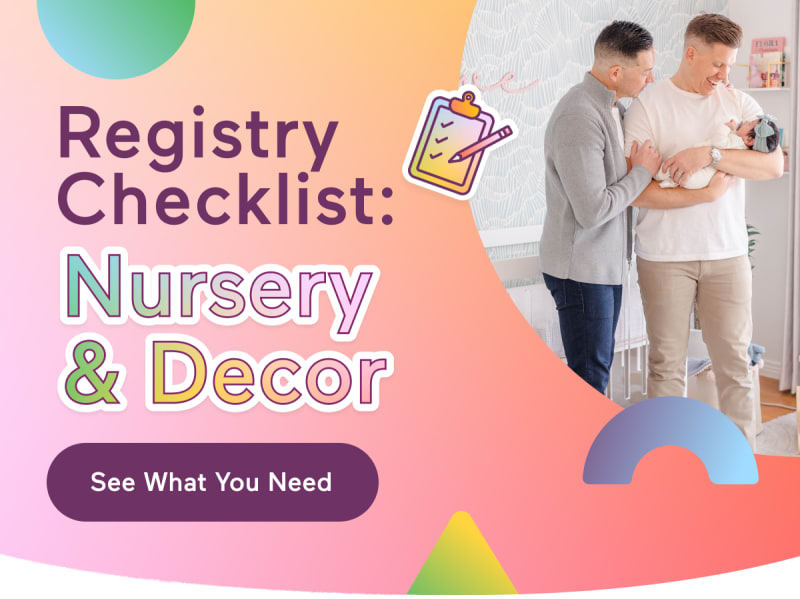 registry checklist: nursery & decor