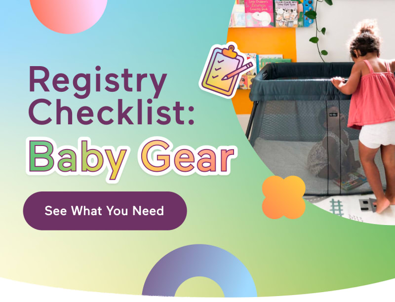 registry checklist: baby gear