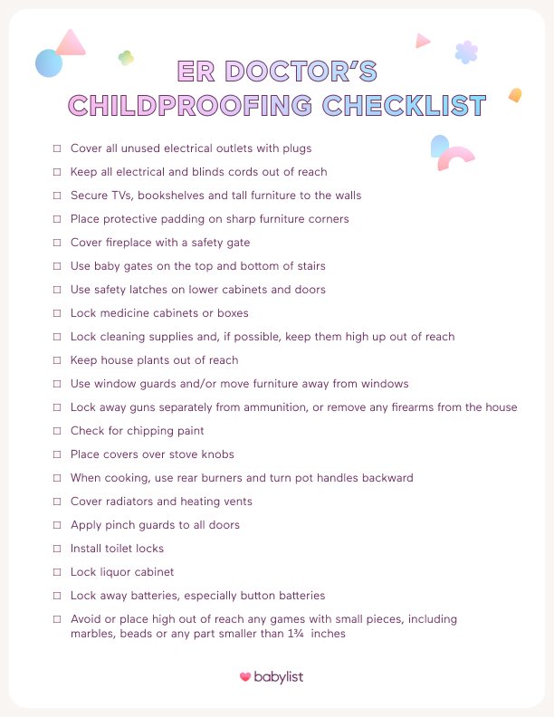 Image of Babylist ER Doctor Checklist.
