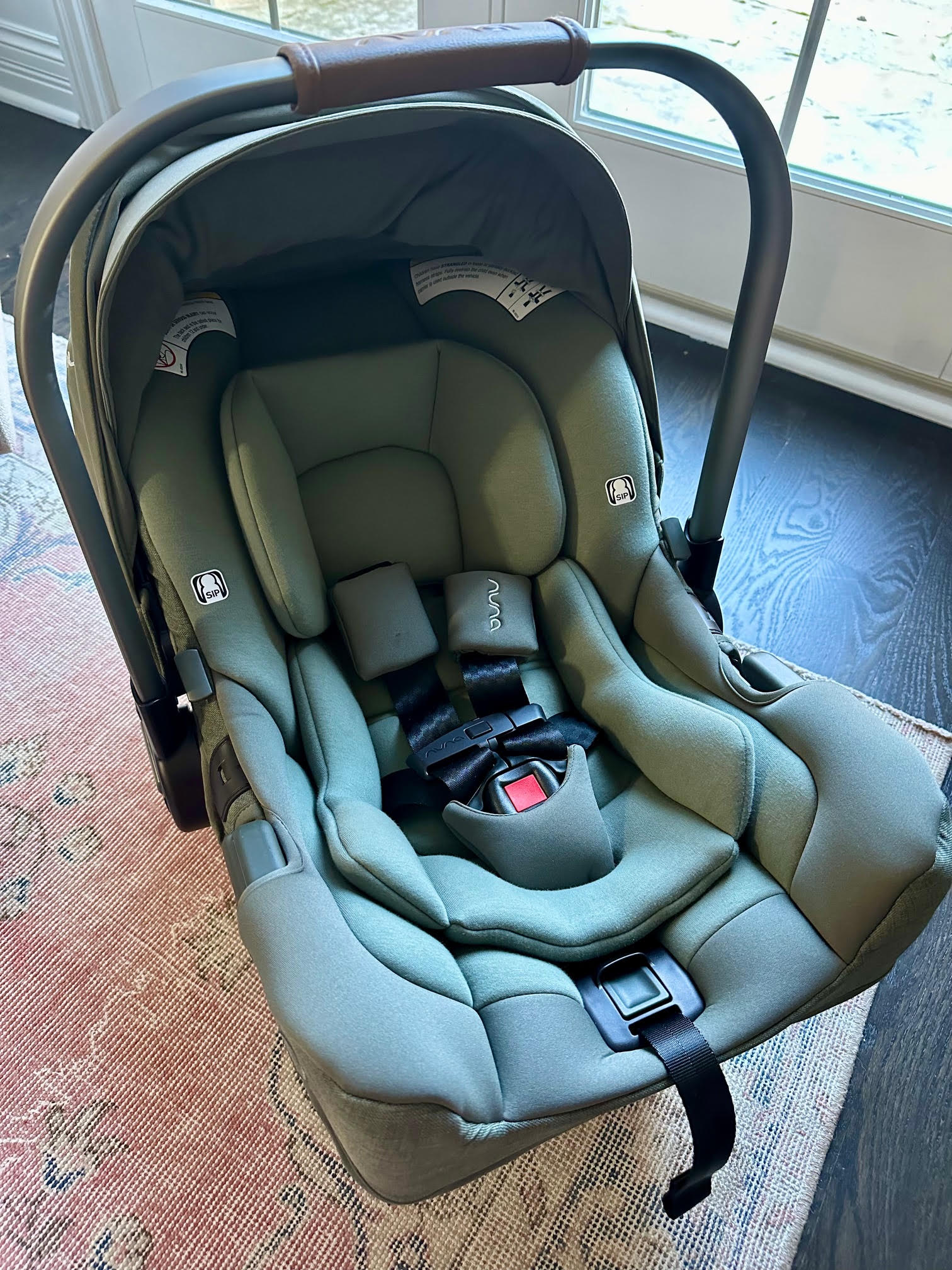 The Nuna Pipa Rx Infant Car Seat in Pine.