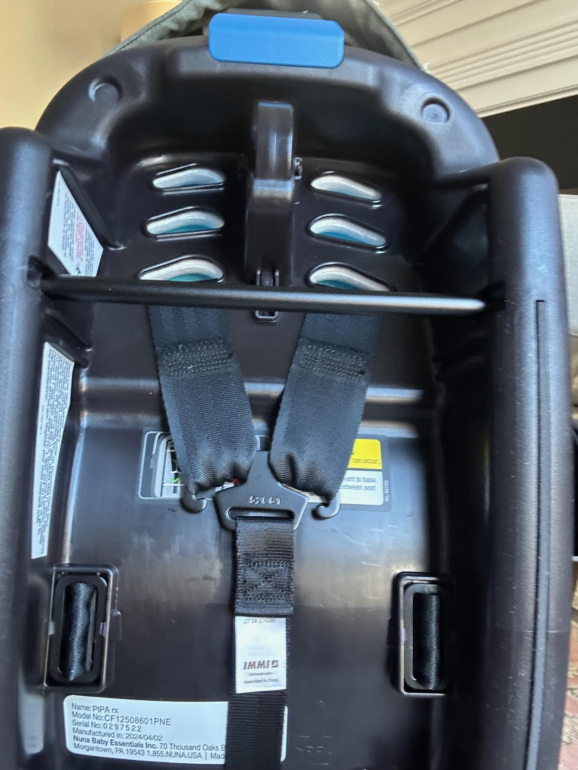 Rethread harness for Nuna Pipa Rx.