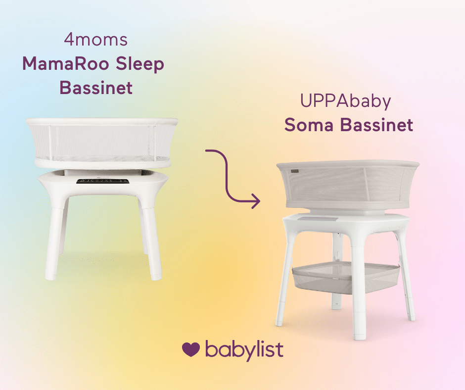 MamaRoo Sleep Bassinet transition.