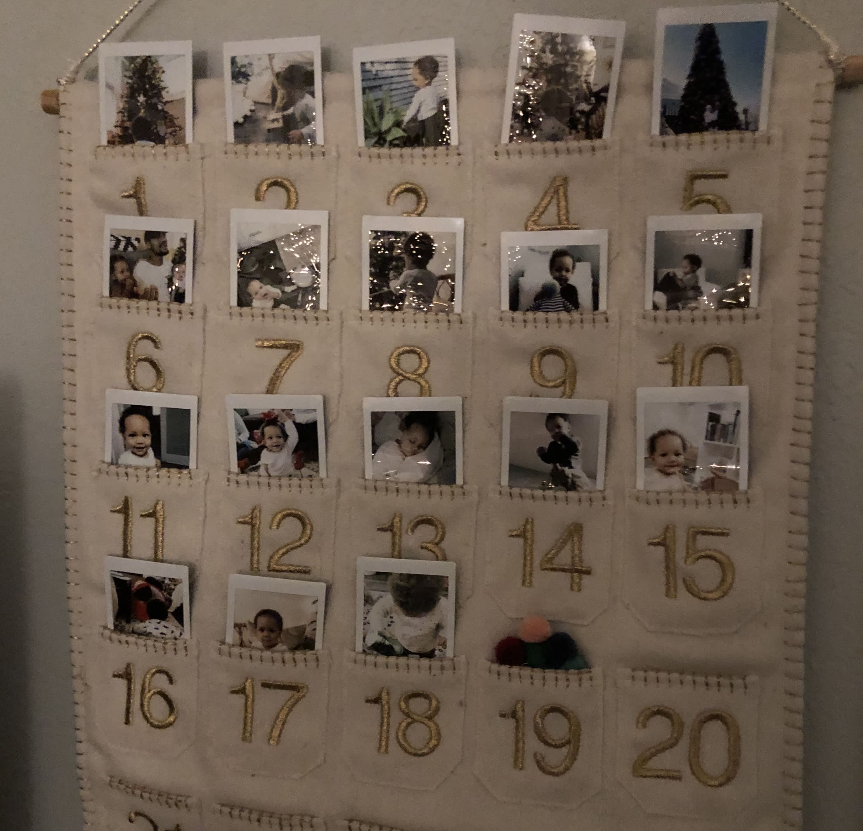 Holiday advent calendar image.