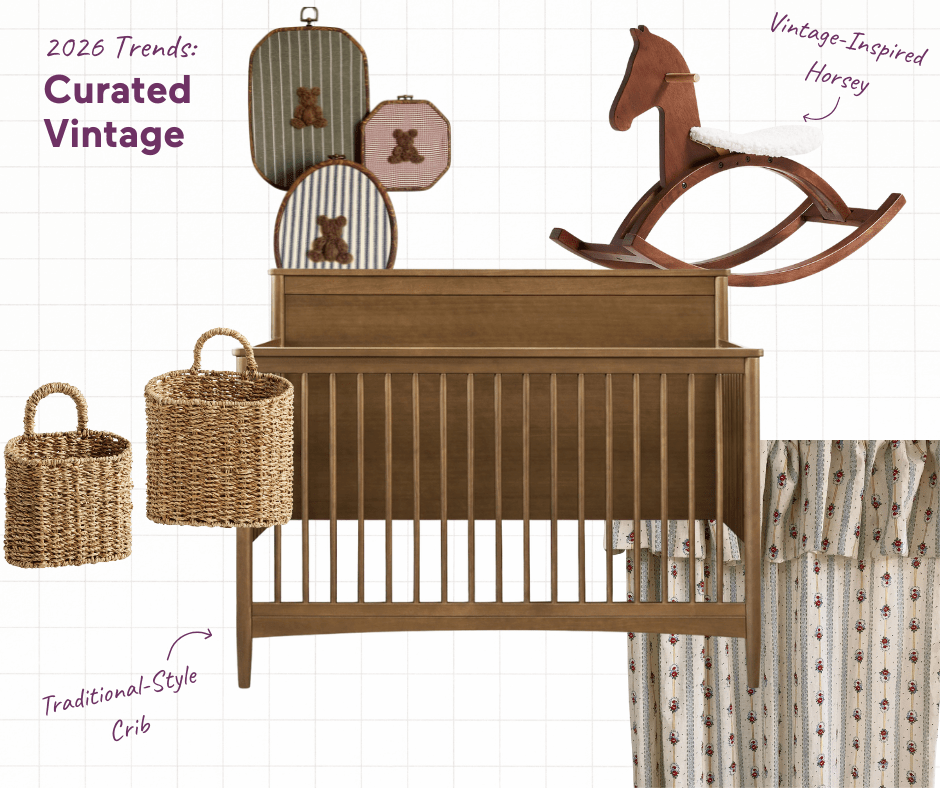 Curated Vintage Nursery.