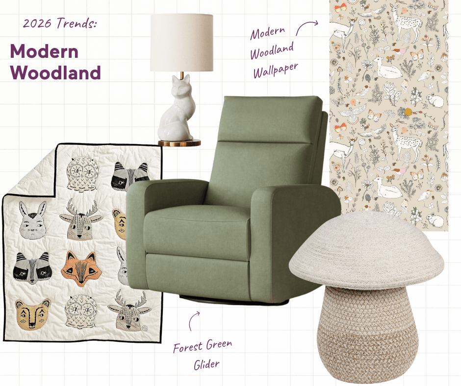 Modern Woodland Nursery.