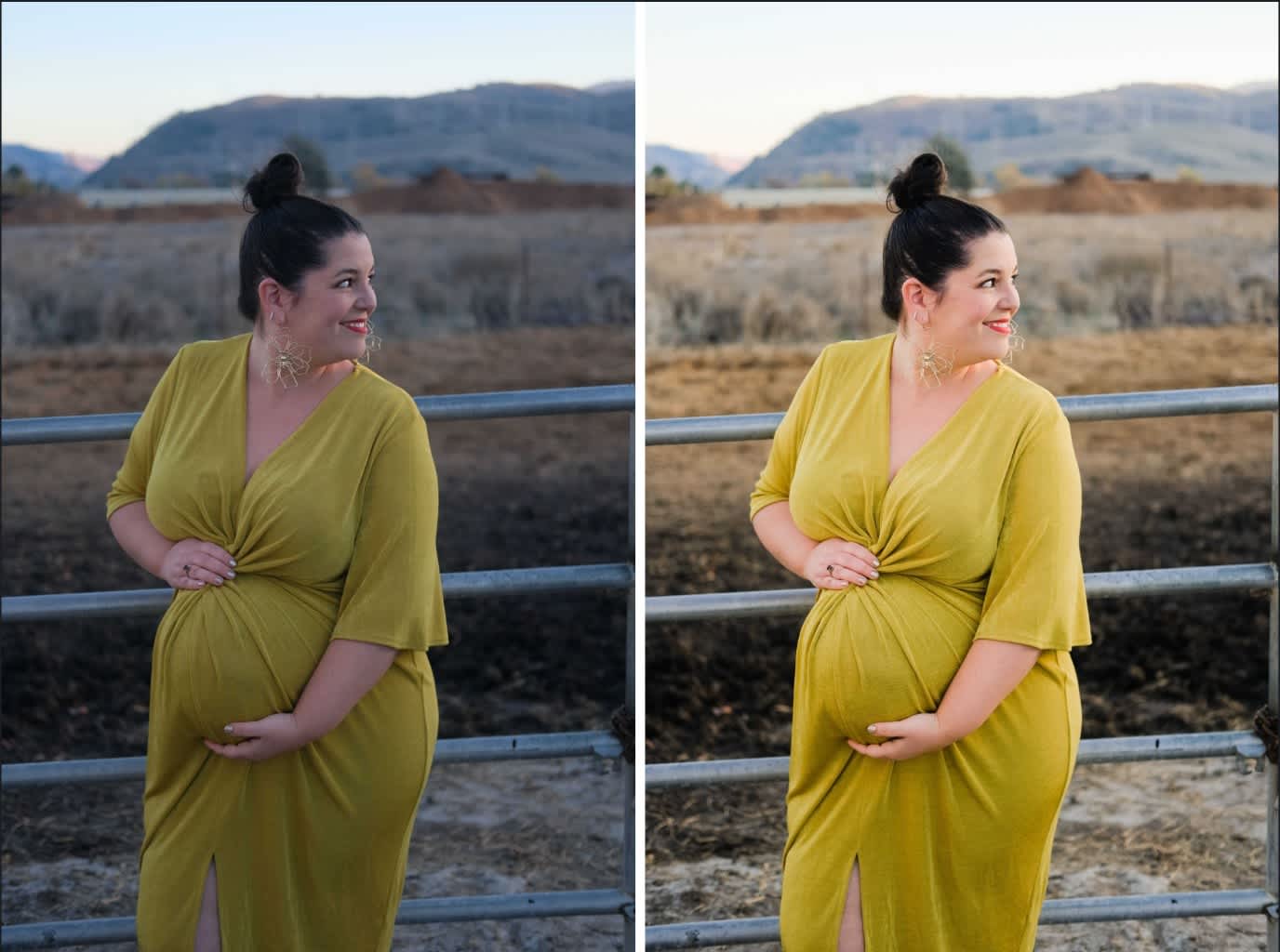 DIY Maternity Photoshoot Example.