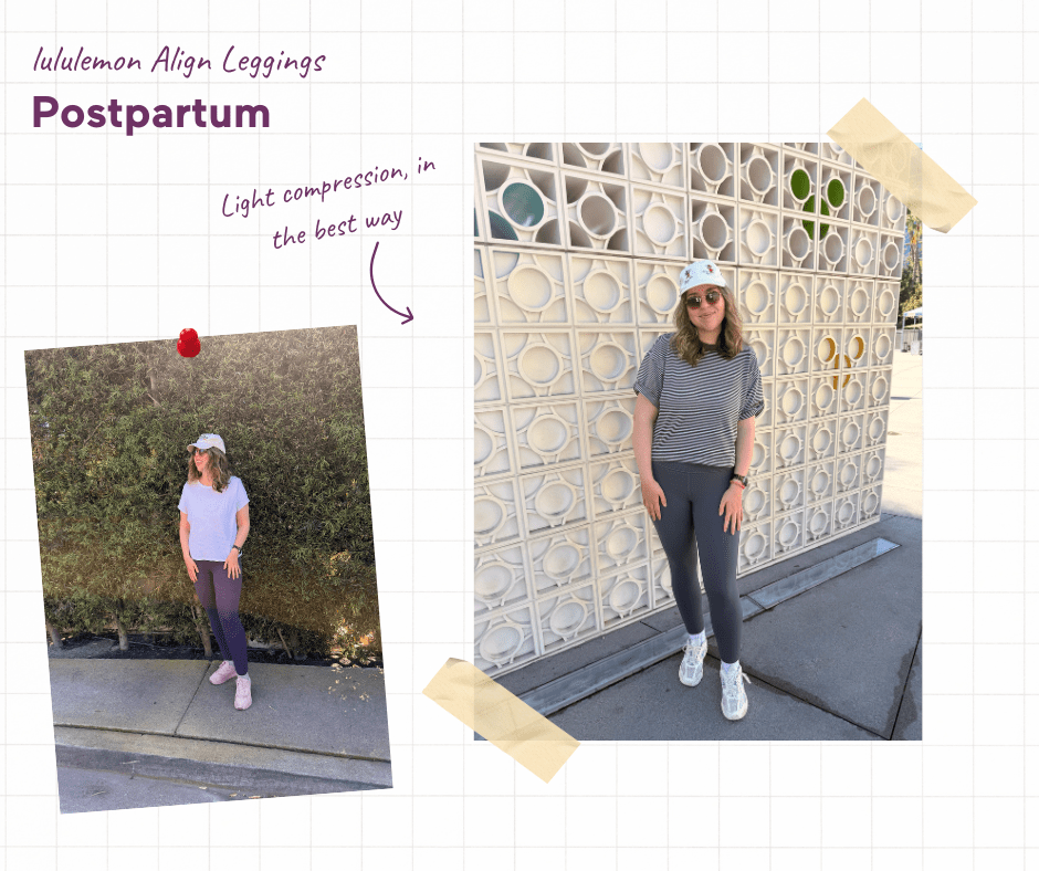 Align leggings: postpartum.