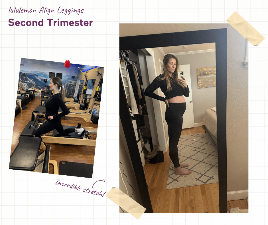 Align leggings: second trimester.