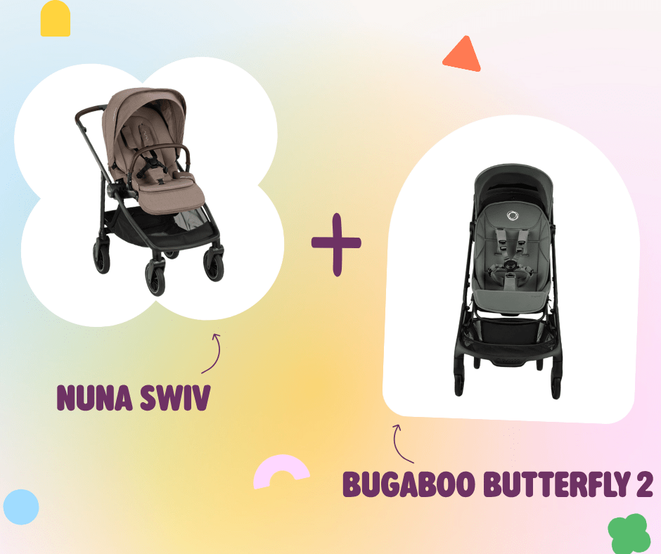 Nuna SWIV + Bugaboo Butterfly 2.