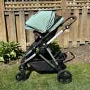 The Mockingbird Single Stroller has a large, extendable canopy. thumbnail.