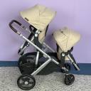 UPPAbaby Vista V3 Stroller with Two Toddler Seats thumbnail.