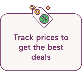 Track prices to get the best deals