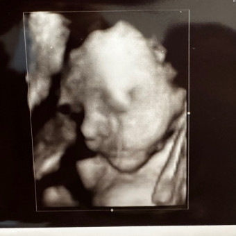 Kiara's Baby Registry Photo.