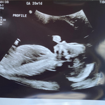 Payton's Baby Registry Photo.
