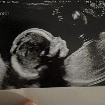 Andrea's Baby Registry Photo.