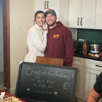 Brittany & Patrick's Baby Shower Photo.