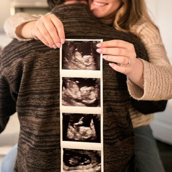 Marissa & Kramer’s Baby Registry Photo.