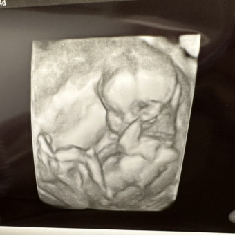 Leah's Baby Registry Photo.