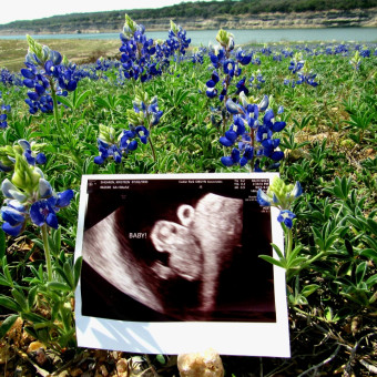 Kristeen & Justin's Baby Registry Photo.