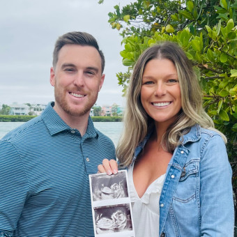 Mariah and Andrew Bates Baby Registry Photo.