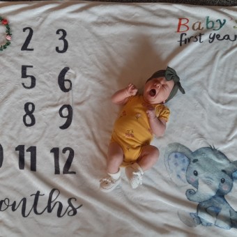 Mariah's Baby Registry Photo.